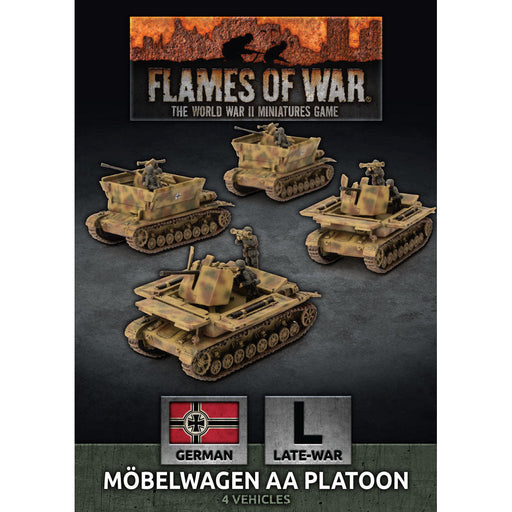 Flames Of War German Mobelwagen 3.7cm AA Tank Platoon New - Tistaminis