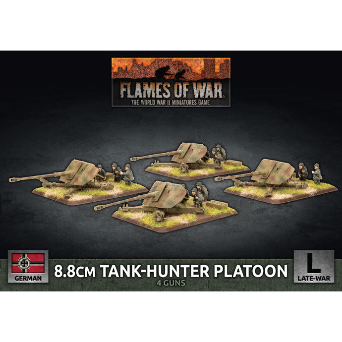 Flames Of War German 8.8cm Tank-Hunter Platoon New - Tistaminis