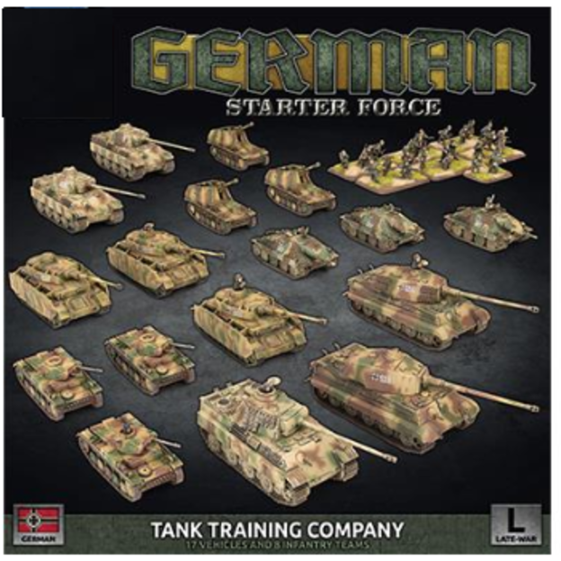 Flames of War	German Tank Training Company (Plastic) April 15 New Pre-Order - Tistaminis