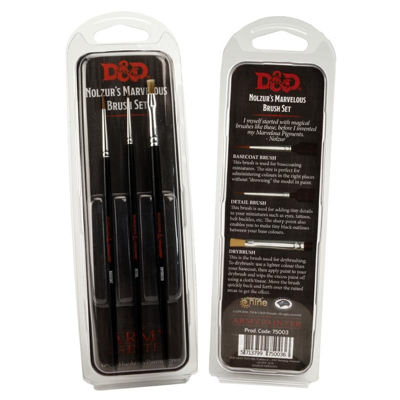 Dungeons and Dragons Paint Brush Set New - Tistaminis