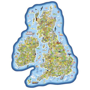 Gibsons Jig-Map - Great Britain & Ireland Puzzle 150 Pieces New - Tistaminis
