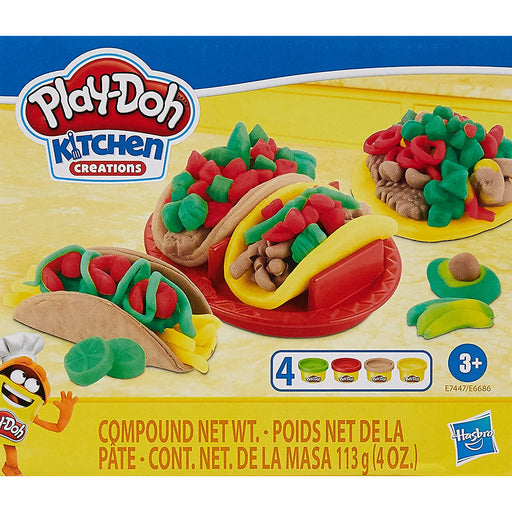 New Play-Doh Kitchen Creations Taco Time Playset - Tacos & Tortillas - Tistaminis