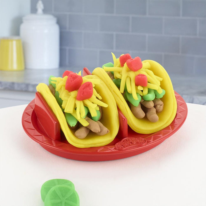 New Play-Doh Kitchen Creations Taco Time Playset - Tacos & Tortillas - Tistaminis