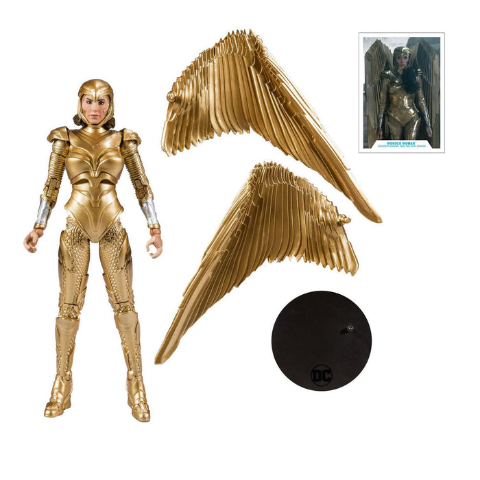 DC MULTIVERSE WONDER WOMAN 1984 GOLDEN ARMOR New - Tistaminis