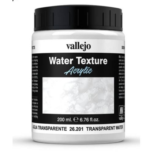 Vallejo Texture VAL26201 WATER-TRANSPAREN (200ML) - TISTA MINIS