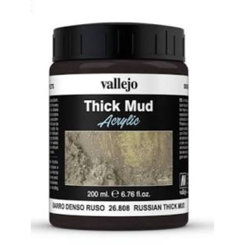 Vallejo Texture VAL26808 RUSSIAN THICK MUD 200ML - TISTA MINIS