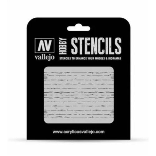 Vallejo WOOD TEXTURE NUMBER 1 (1/35) Airbrush Stencil - TISTA MINIS