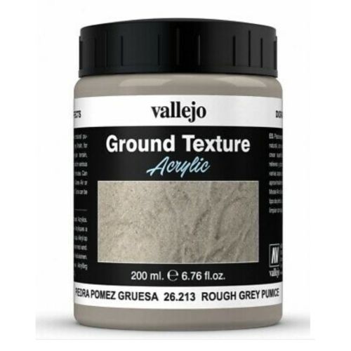 Vallejo Texture VAL26213 STONE-ROUGH GREY PUMICE (200ML) - TISTA MINIS