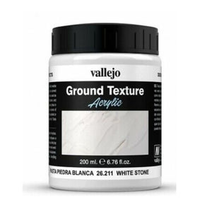 Vallejo Texture VAL26211 STONE-WHT PASTE (200ML) - TISTA MINIS