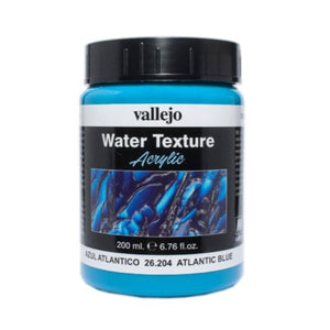 Vallejo Texture VAL26204 WATER-ATLANTIC BLUE (200ML) - TISTA MINIS
