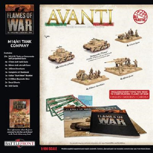 Flames of War Mid-War	Italian Avanti Army Deal	Feb 12 Pre-Order - Tistaminis