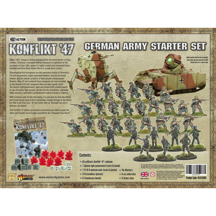 Konflikt 47 Germany starter set New - Tistaminis