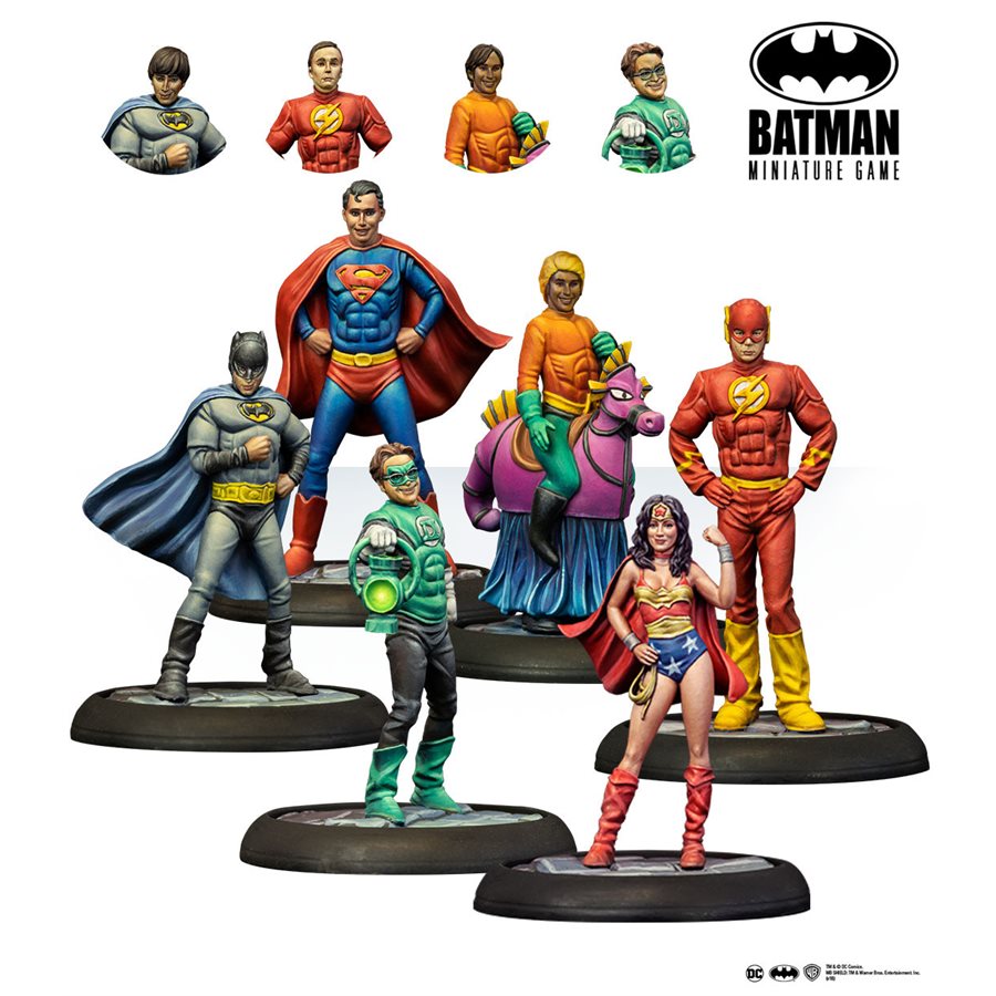 Batman Miniature Game: The Big Bang Theory: Justice League New - Tistaminis