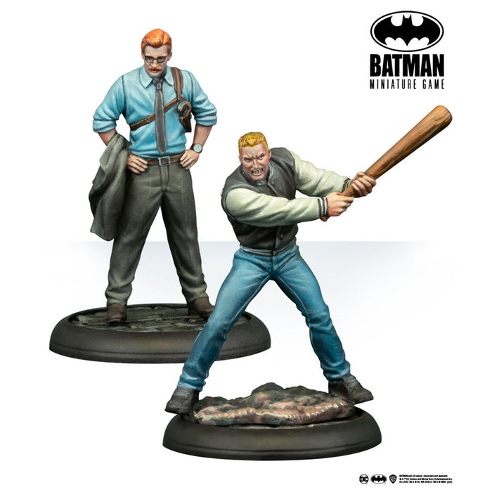 Batman Miniature Game: Lieutenant Gordon & Flass Year One New - Tistaminis