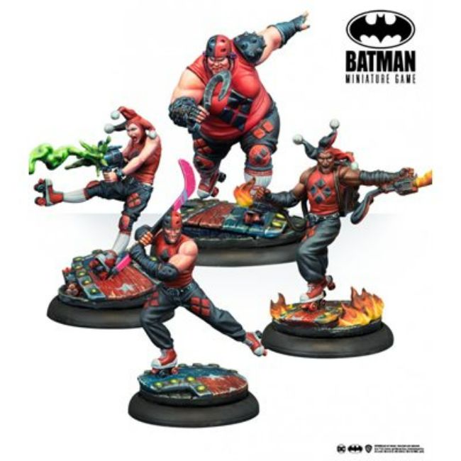 Batman Miniature Game: Roller Derby Harlequins New - Tistaminis