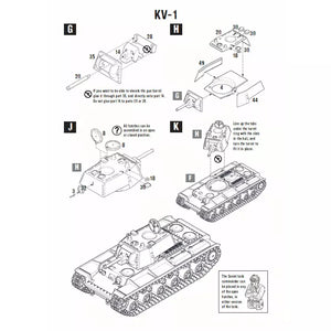 Bolt Action KV-1/KV-2 Heavy Tank New - Tistaminis
