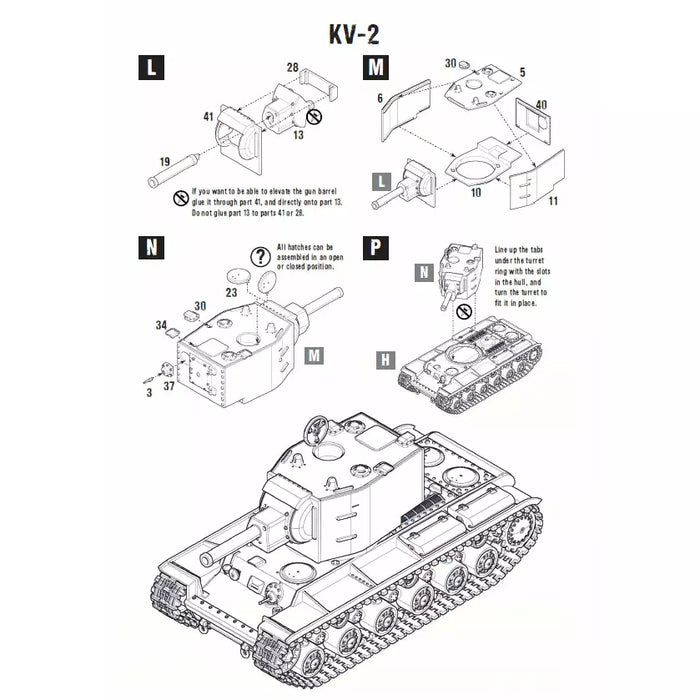 Bolt Action KV-1/KV-2 Heavy Tank New - Tistaminis