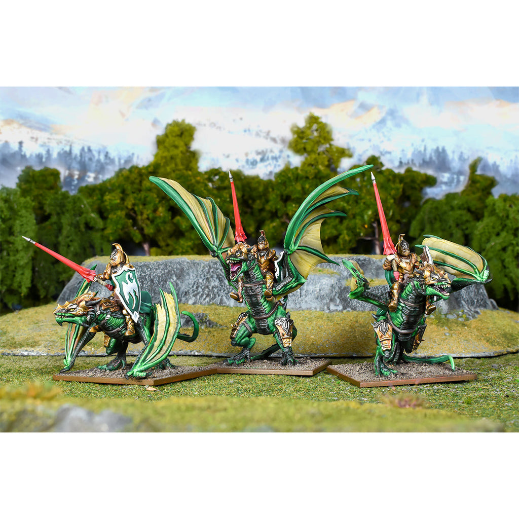 Kings of War Elf Drakon Riders Regiment - Tistaminis