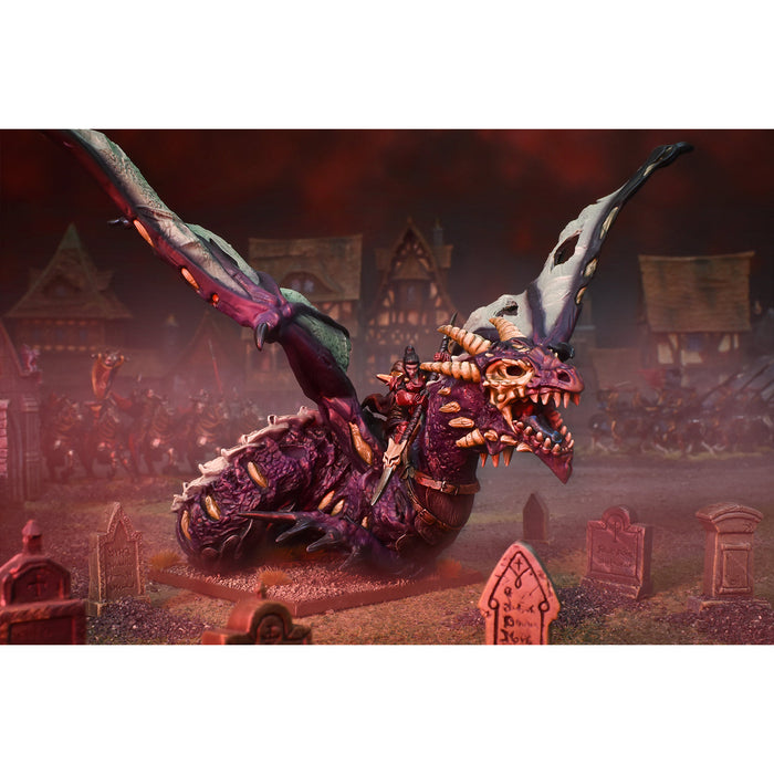 Kings of War Undead Vampire Lord on Undead Dragon New - Tistaminis