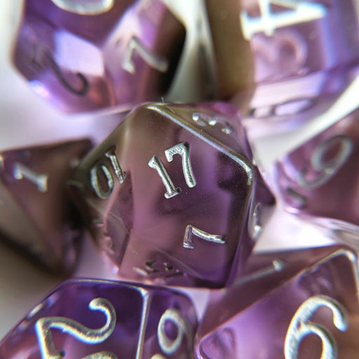 Little Dragon BIRTHDAY DICE FEBRUARY AMEYTHYST New - TISTA MINIS