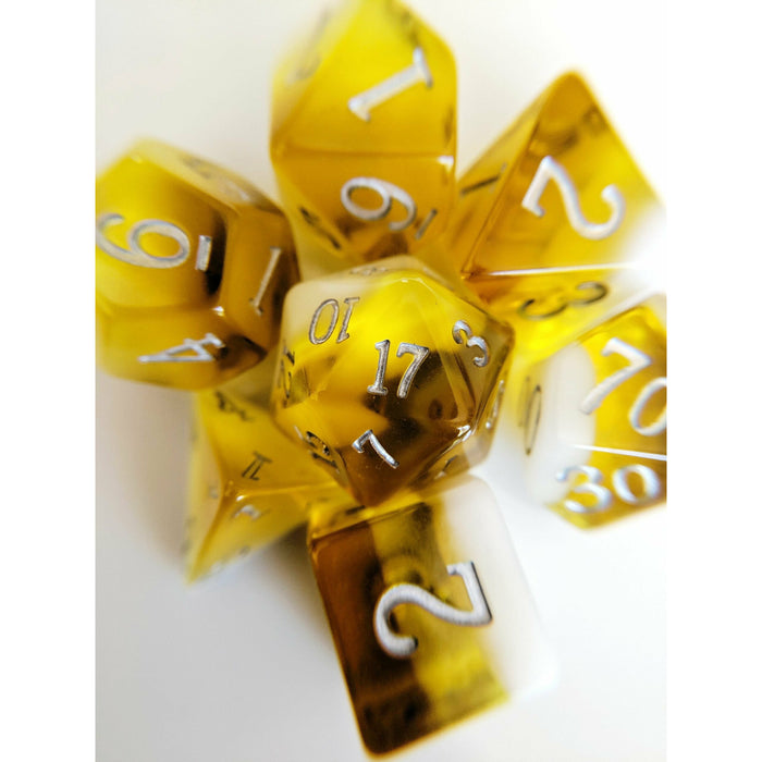 Little Dragon BIRTHDAY DICE NOVEMBER CITRINE New - TISTA MINIS