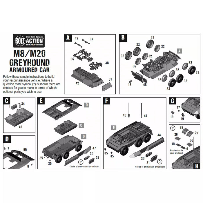 Bolt Action M8/M20 Scout Car New - Tistaminis