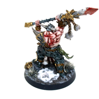 Warhammer Warriors of Chaos Lord with Impaling Spear Well Painted - JYS88 - Tistaminis