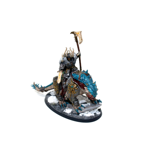 Warhammer Warriors of Chaos Lord on Karkadrak Well Painted - JYS92 - Tistaminis