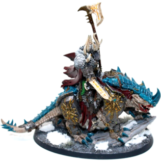 Warhammer Warriors of Chaos Lord on Karkadrak Well Painted - JYS92 - Tistaminis