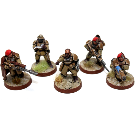 Warhammer Imperial Guard Tempest Scions Command Squad Well Painted - JYS92 - Tistaminis