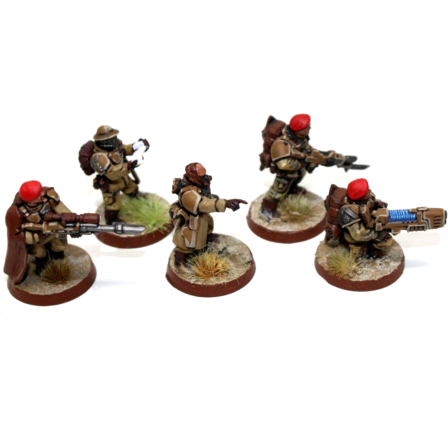 Warhammer Imperial Guard Tempest Scions Command Squad Well Painted - JYS92 - Tistaminis