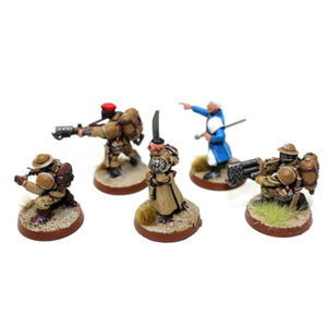 Warhammer Imperial Guard Cadian Command Squad Well Painted - JYS93 - Tistaminis