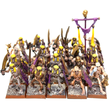 Warhammer Tomb Kings Skeleton Warriors Well Painted - A10 - Tistaminis