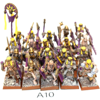 Warhammer Tomb Kings Skeleton Warriors Well Painted - A10 - Tistaminis