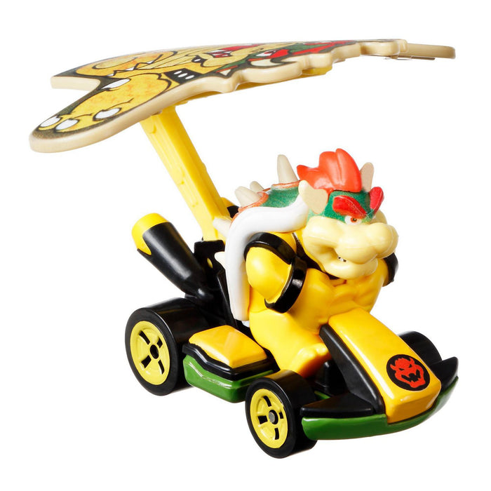 Hot Wheels Mario Kart GVD33 BOWSER Standard Kart & Bowser Kite - Tistaminis