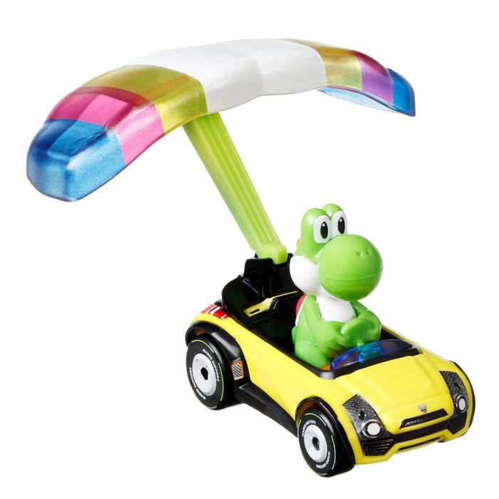 Hot Wheels Mario Kart GVD32 YOSHI Sports Coupe & Parafoil - Tistaminis