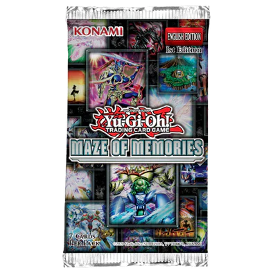 Yugioh Maze Of Memories 1st Edition Booster Pack (x1) - Tistaminis