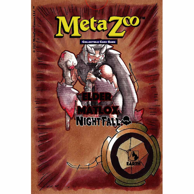 METAZOO NIGHTFALL 1ST ED THEME DECK ELDER MATLOX PRE-ORDER - OCTOBER 15TH - Tistaminis