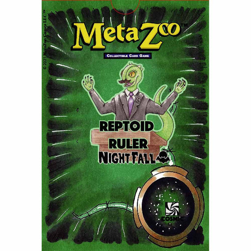 METAZOO NIGHTFALL 1ST ED THEME DECK REPTOID RULER PRE-ORDER - OCTOBER 15TH - Tistaminis