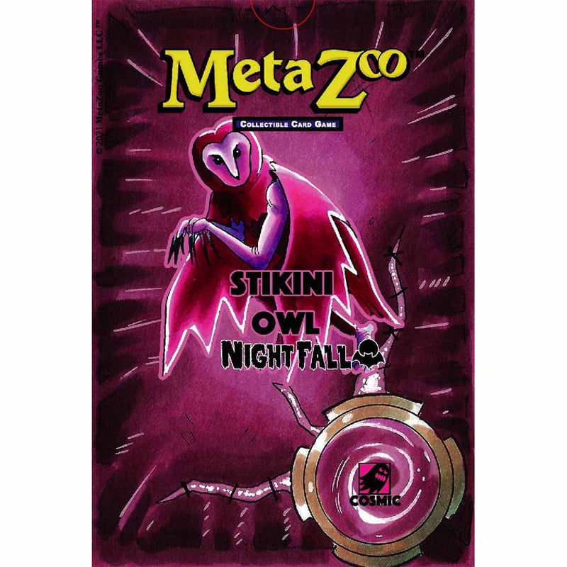 METAZOO NIGHTFALL 1ST ED THEME DECK STIKINI OWL PRE-ORDER - OCTOBER 15TH - Tistaminis