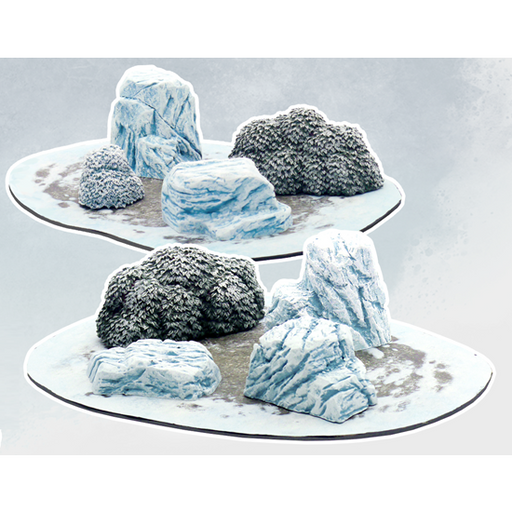 MONSTER SCENERY SNOWY ICE FIELDS New - Tistaminis