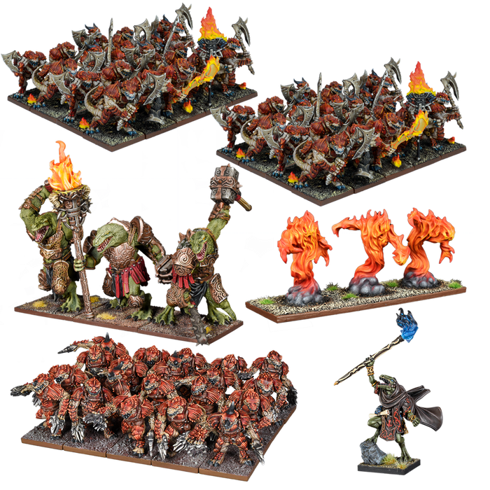 Kings of War Salamander Mega Army - Tistaminis