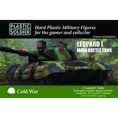 Plastic Soldier Company 15mm LEOPARD 1 TANK A1/A3 OR CANADIAN C1 VAR New - TISTA MINIS