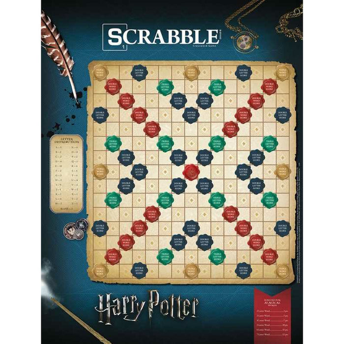 HARRY POTTER SCRABBLE BOARD GAME NEW - Tistaminis