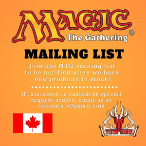 Magic The Gathering MTG Ordering Mailing List - Tistaminis
