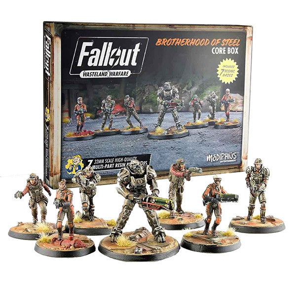 FALLOUT WASTELAND WARFARE BROTHERHOOD OF STEEL New - Tistaminis