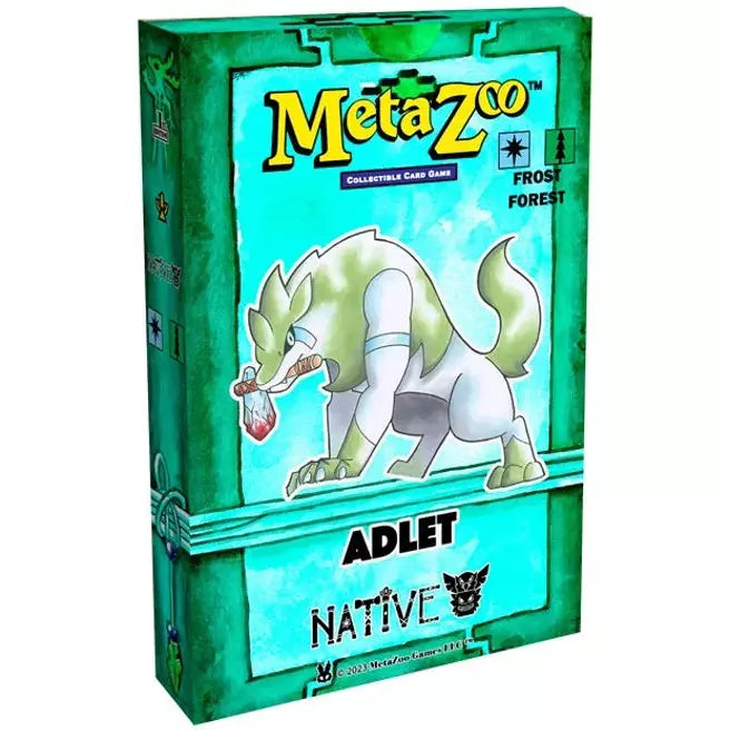 METAZOO TCG NATIVE 1ST EDITION THEME DECK - Adlet Apr-15 Pre-Order - Tistaminis