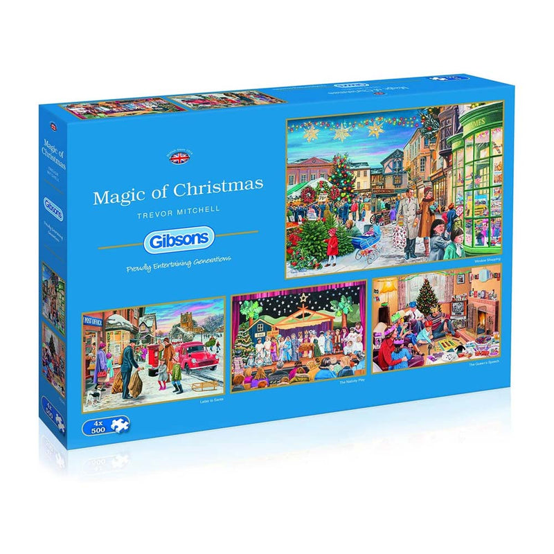 MAGIC OF CHRISTMAS - 4 PUZZLES NEW - Tistaminis
