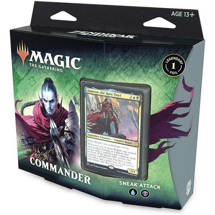 MAGIC THE GATHERING ZENDIKAR RISING COMMANDER DECK SNEAK ATTACK NEW - Tistaminis