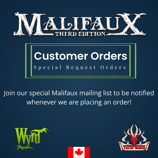 Malifaux Ordering Mailing List - Tistaminis